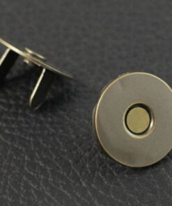 Magnetverschluss Flach 18 mm in Altmessing