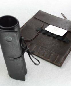 Fichte Wickelrolle für Stifte Schwarz und Braun