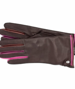 Colour Mix Damenhandschuhe Berlin von ROECKL in Dunkelrot und Pink