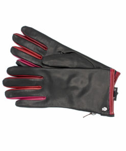 Colour Mix Damenhandschuhe erlin von ROECKL in Schwarz und Rot