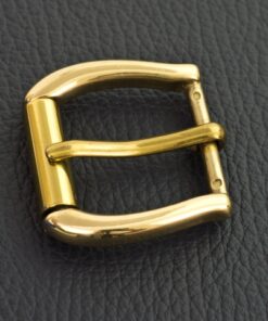 Geschwungene Rollschließe Messing