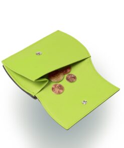 Damenbörse Pandora aus Berlin in Schwarz und Neongrün