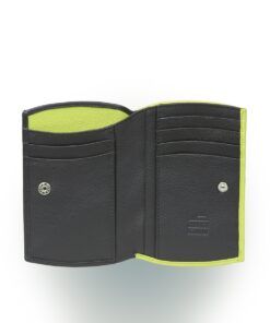 Damenbörse Pandora aus Berlin in Schwarz und Neongrün