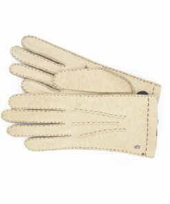 Classic Peccary ungefütterte Handschuhe in beige