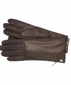 Lederhandschuhe Classic Wool in Mocca