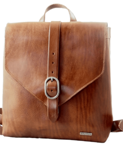 Lederrucksack Backy V in Cognac