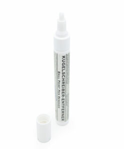 Kugelschreiberentferner für Leder geöffnet