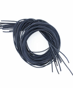 Ziegenleder Rundlederbänder Grau