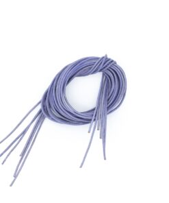 Ziegenleder Rundlederbänder Lila