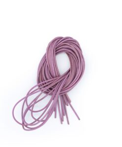 Ziegenleder Rundlederbänder Rosa