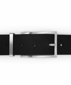 Filigrane Gürtel Schwarz mit Metallschlaufe