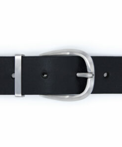 Massiver Anzug Gürtel in Schwarz