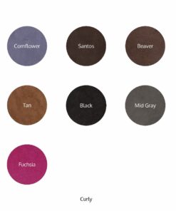 Farbkarte für Curly Lammfell Fäustlinge