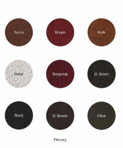 Damenhandschuhe aus Peccaryleder Farbekarte