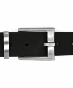 Feine Anzug Ledergürtel schwarz