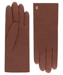 Lederhandschuhe Classic Wool in Saddlebrown