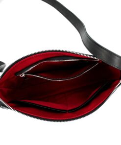 Ledertasche Ronda L mit rotem futter