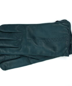 Haarschaflederhandschuhe für Damen Farbe Petrol