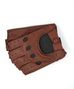 Ziegenleder Autofahrerhandschuhe Palermo Cognac