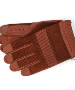 Biker Herrenhandschuh Volterra in Saddlebrown