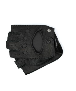 Hirschleder Autofahrerhandschuhe Cartagena in Schwarz