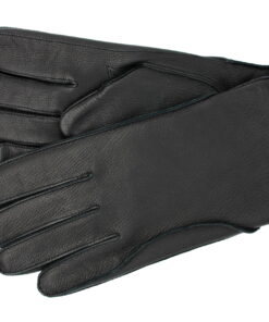 Hirschleder-Herrenhandschuh-Hanko Farbe blau