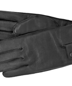 Hirschlederhandschuh Quebec Schwarz