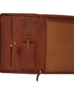 Schreibmappe mit umlaufenden RV Innenansicht