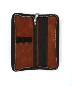 Schreibetui Walser in Schwarz von innen