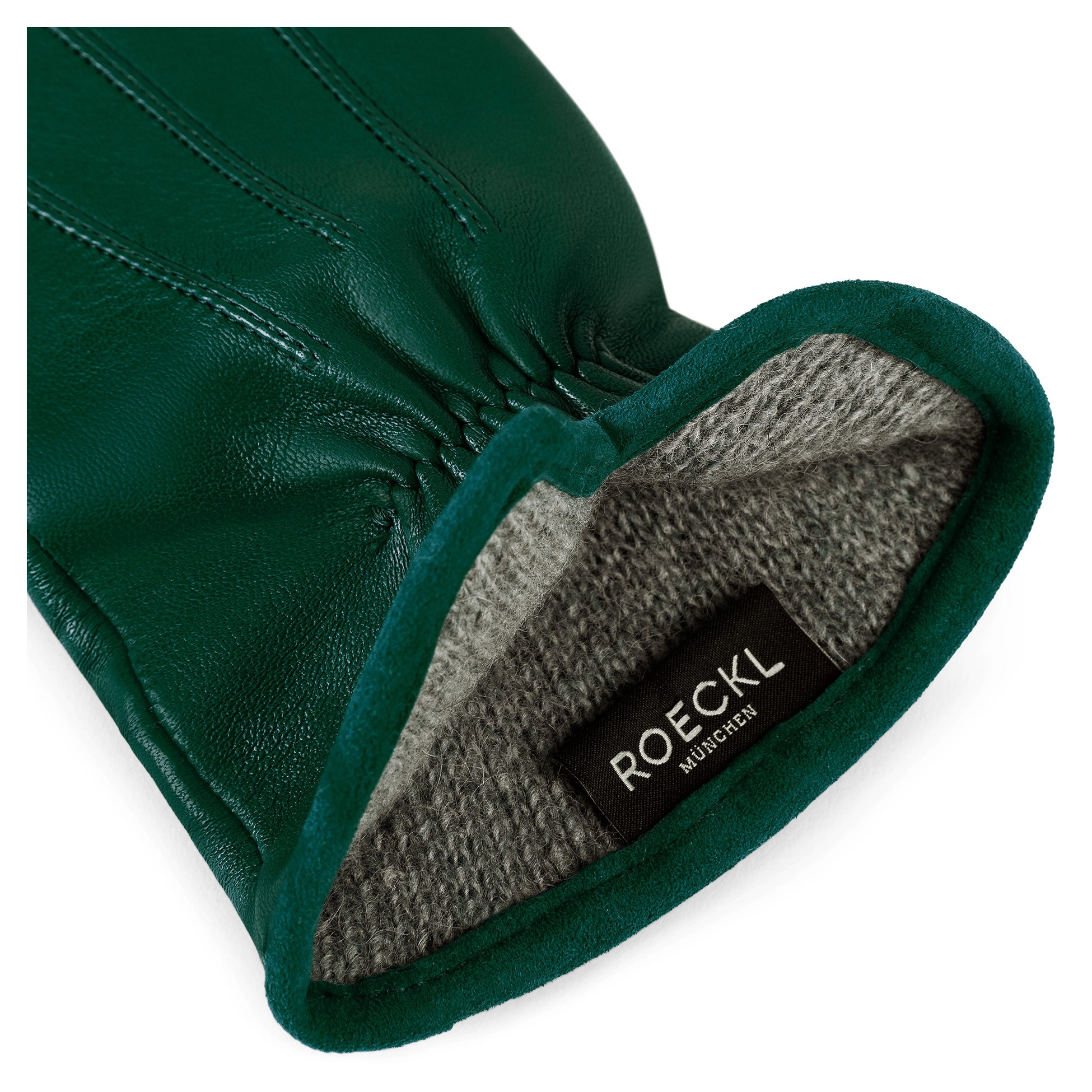 Damenhandschuhe Antwerpen von Roeckl in Forrest von Innen
