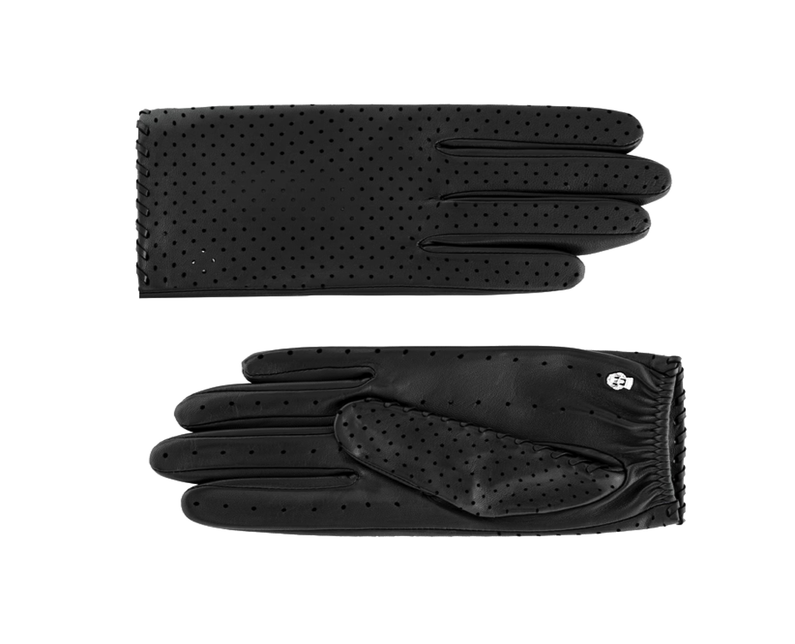 Damenhandschuhe Genova ohne Futter in Schwarz