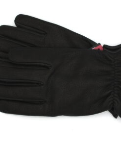 Herren Hirschlederhandschuh 230039 in Schwarz