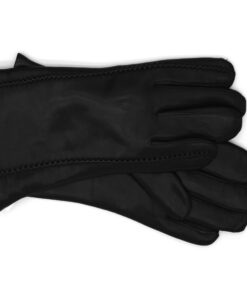 Damenhandschuhe edel verziert in Schwarz
