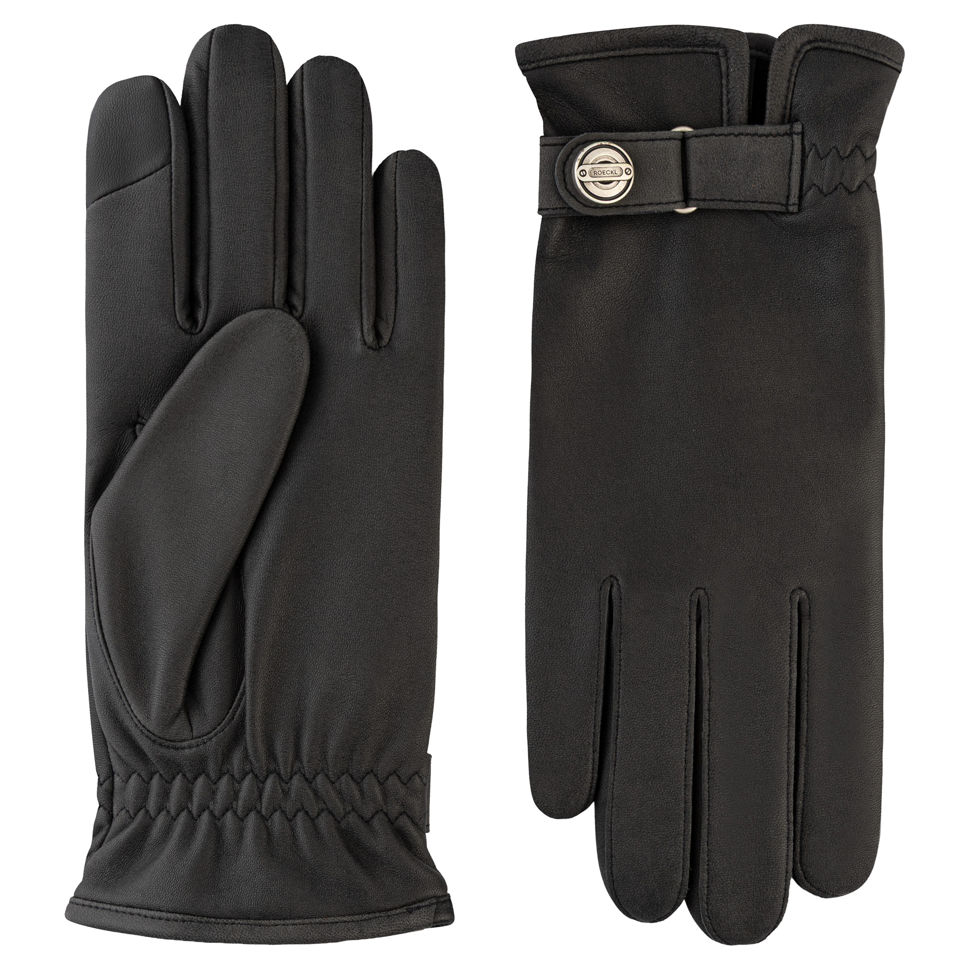 Herrenhandschuh Stanton von Roeckl in Schwarz