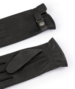 Herrenhandschuh Stanton von Roeckl in Schwarz Innen - und Außenhandansicht