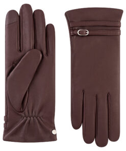 Damenhandschuhe Mayfair von Roeckl in der Farbe Wine - Dunkelrot